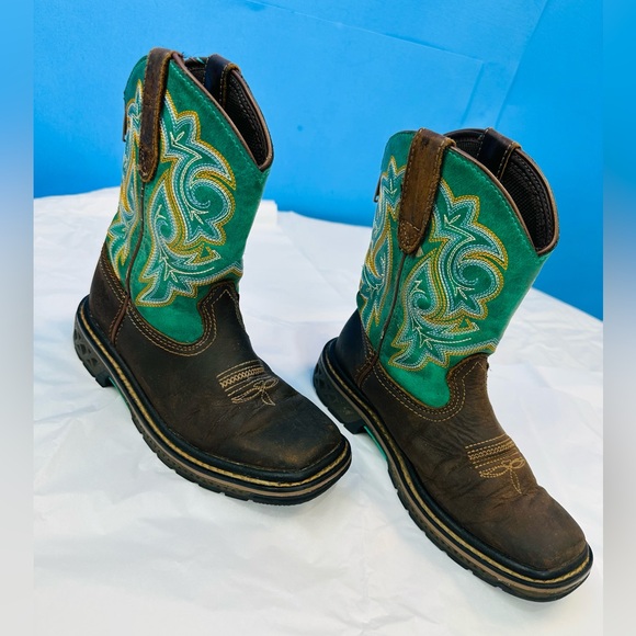 Georgia Boot Other - Georgia Boot Brown and Turquoise Kids' Boots
